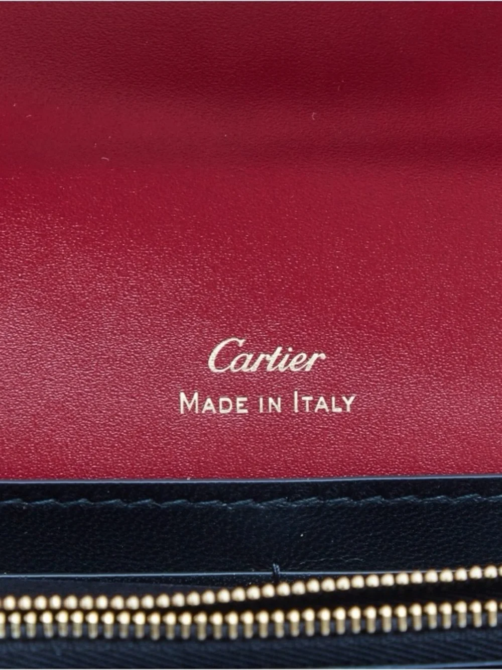 Cartier C de Cartier Cherry Red Leather International Wallet L3001859